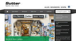 Desktop Screenshot of buero-sutter.de