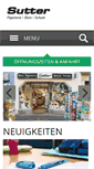 Mobile Screenshot of buero-sutter.de